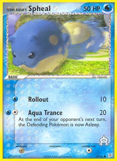 Team Aqua's Spheal, Team Magma vs Team Aqua 57/95