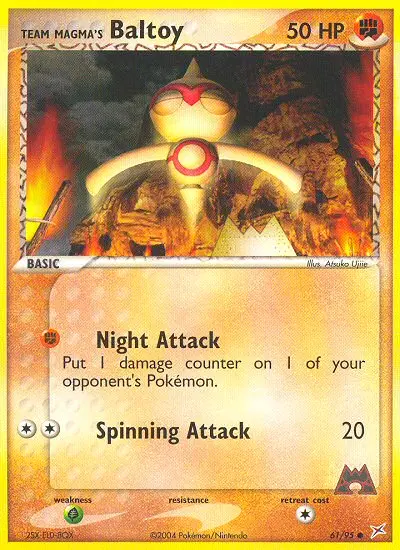 Team Magma's Baltoy, Team Magma vs Team Aqua 61/95