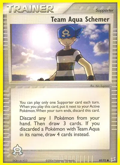Team Aqua Schemer, Team Magma vs Team Aqua 69/95