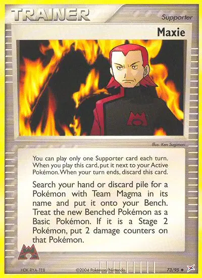 Maxie, Team Magma vs Team Aqua 73/95