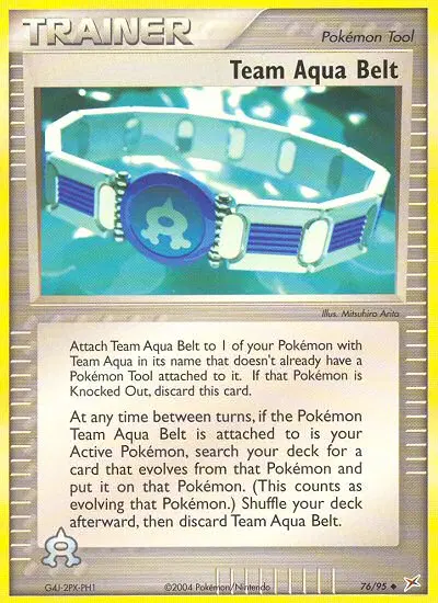 Team Aqua Belt, Team Magma vs Team Aqua 76/95