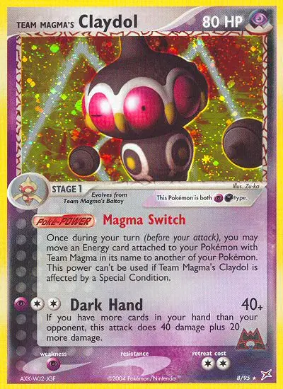 Team Magma's Claydol, Team Magma vs Team Aqua 8/95