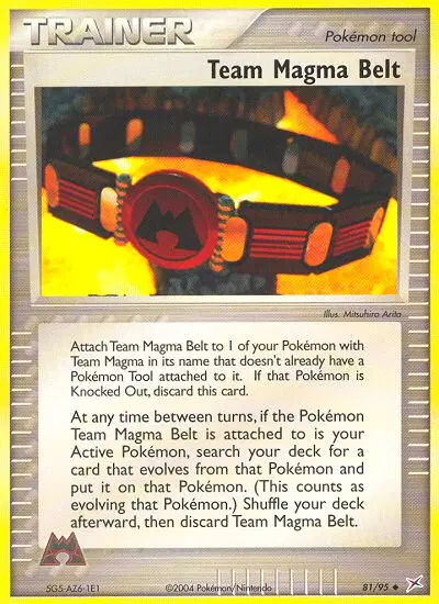 Team Magma Belt, Team Magma vs Team Aqua 81/95