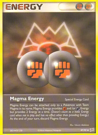 Magma Energy, Team Magma vs Team Aqua 87/95
