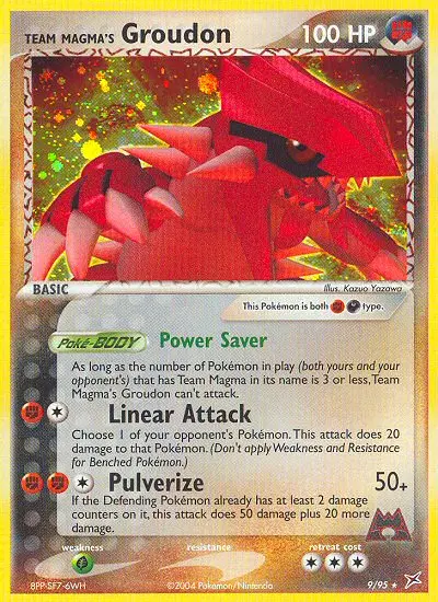 Team Magma's Groudon, Team Magma vs Team Aqua 9/95
