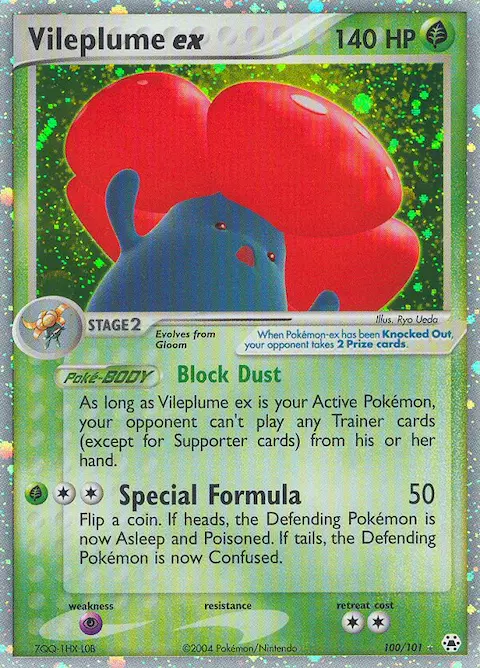 Vileplume ex, Hidden Legends 100/101