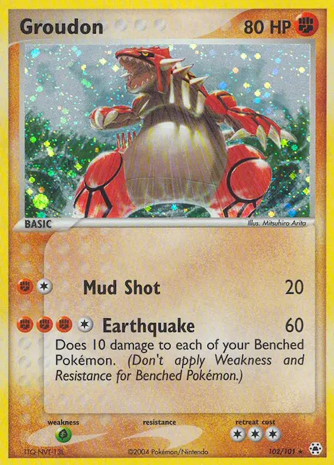 Groudon, Hidden Legends 102/101