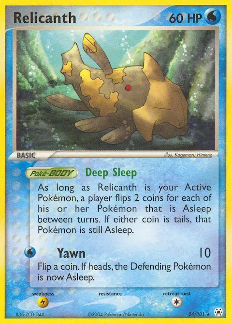 Relicanth, Hidden Legends 24/101