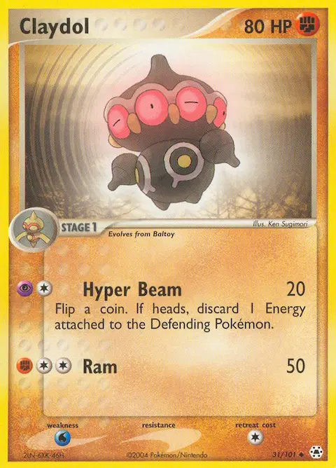 Claydol, Hidden Legends 31/101