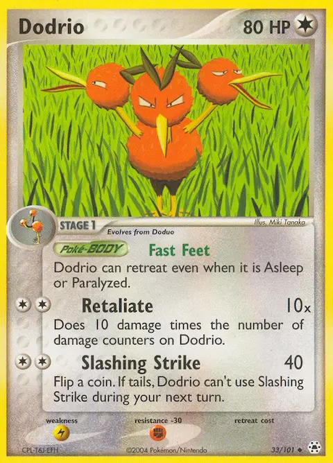 Dodrio, Hidden Legends 33/101