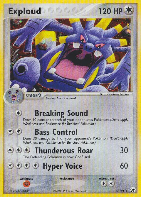 Exploud, Hidden Legends 6/101