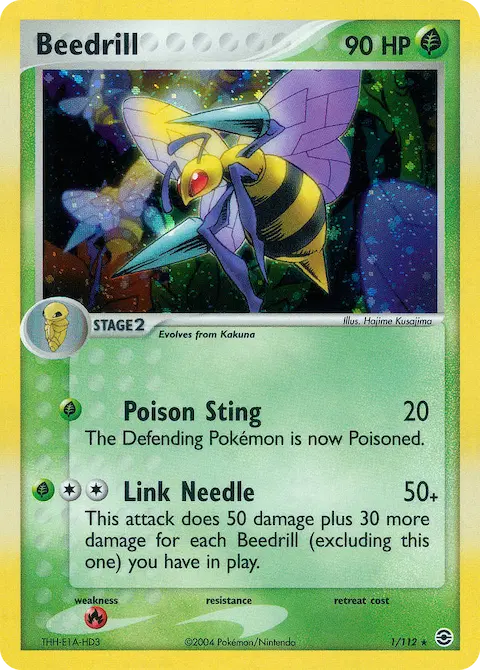 Beedrill, FireRed & LeafGreen 1/112