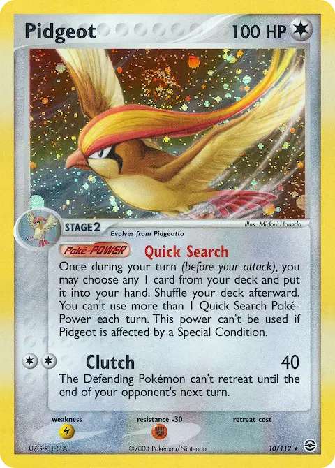 Pidgeot, FireRed & LeafGreen 10/112
