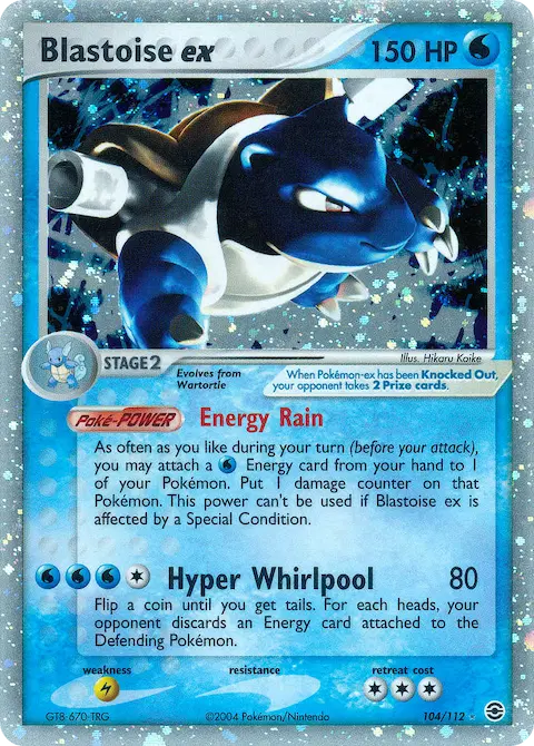 Blastoise ex, FireRed & LeafGreen 104/112