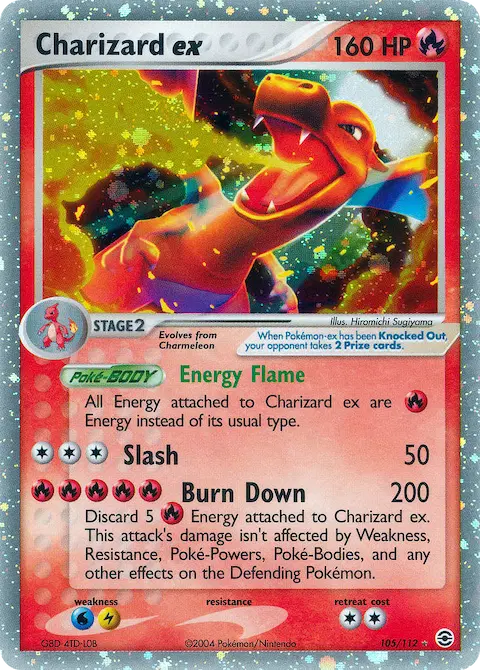 Charizard ex, FireRed & LeafGreen 105/112