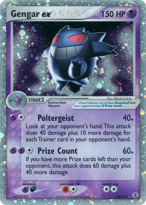 Gengar ex, FireRed & LeafGreen 108/112