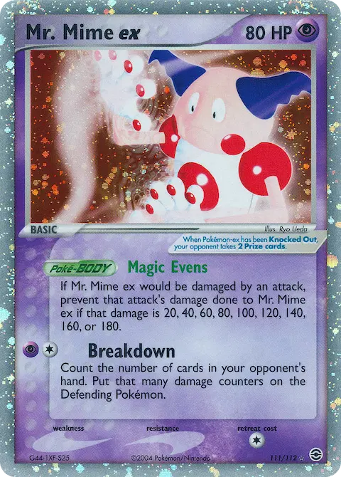 Mr. Mime ex, FireRed & LeafGreen 111/112