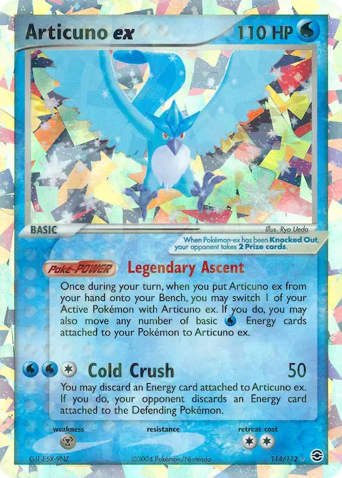 Articuno ex, FireRed & LeafGreen 114/112