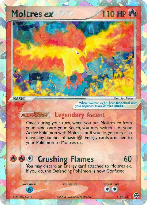 Moltres ex, FireRed & LeafGreen 115/112