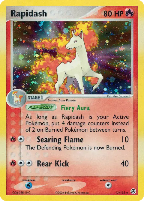 Rapidash, FireRed & LeafGreen 13/112
