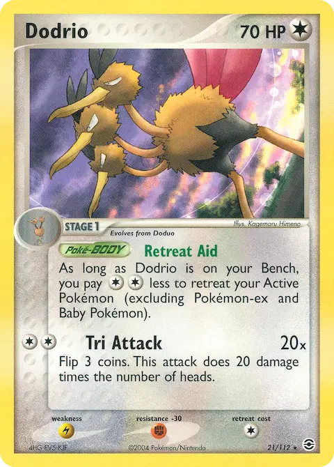 Dodrio, FireRed & LeafGreen 21/112
