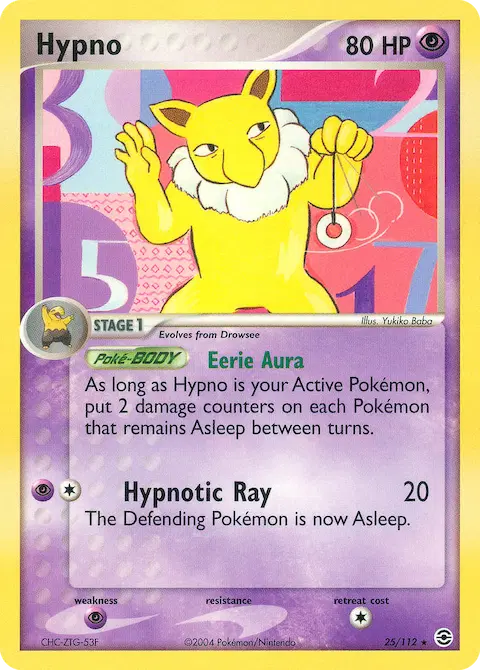 Hypno, FireRed & LeafGreen 25/112