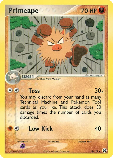 Primeape, FireRed & LeafGreen 28/112