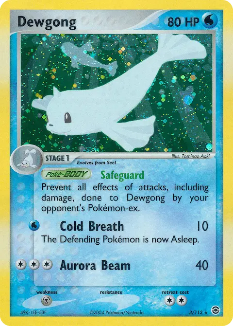 Dewgong, FireRed & LeafGreen 3/112