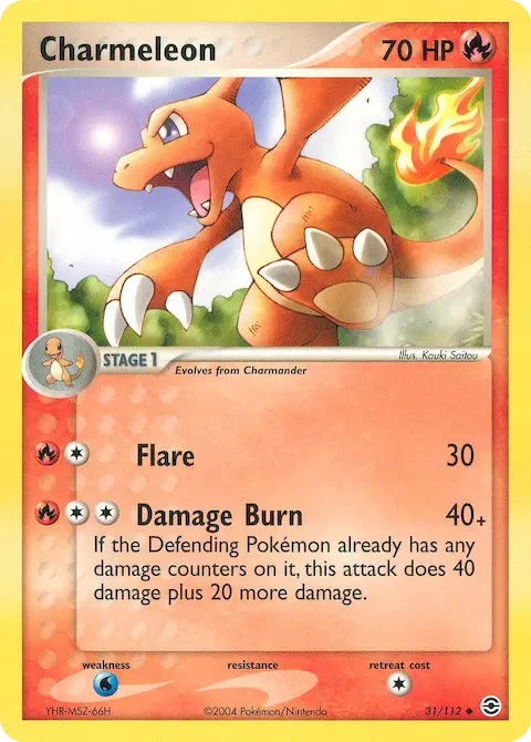 Charmeleon, FireRed & LeafGreen 31/112