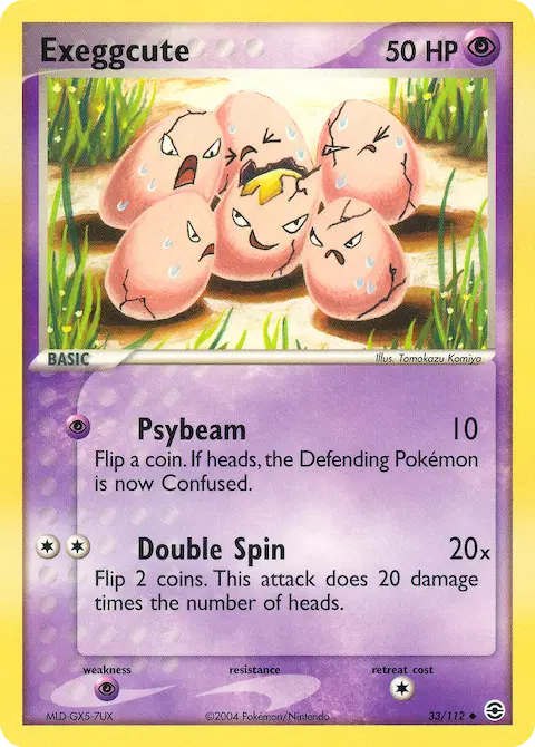 Exeggcute, FireRed & LeafGreen 33/112