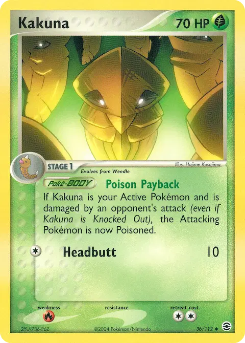 Kakuna, FireRed & LeafGreen 36/112