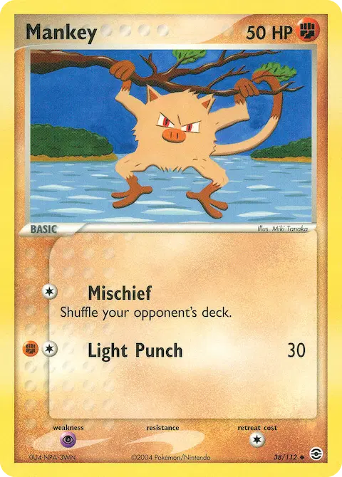 Mankey, FireRed & LeafGreen 38/112
