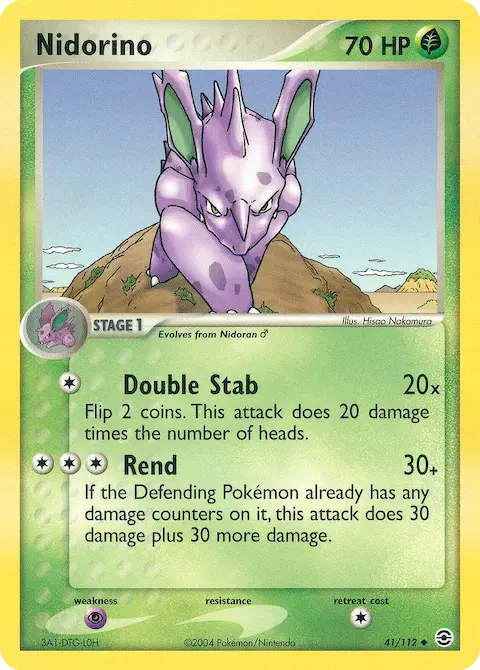 Nidorino, FireRed & LeafGreen 41/112