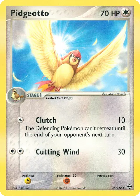 Pidgeotto, FireRed & LeafGreen 45/112