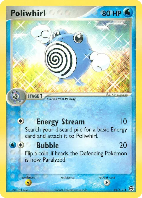 Poliwhirl, FireRed & LeafGreen 46/112
