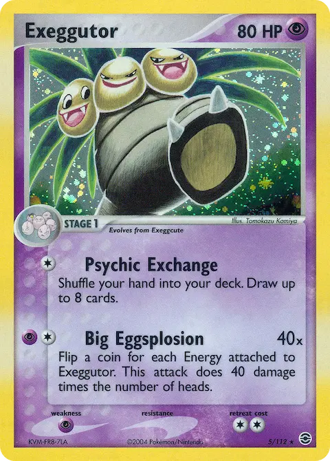 Exeggutor, FireRed & LeafGreen 5/112