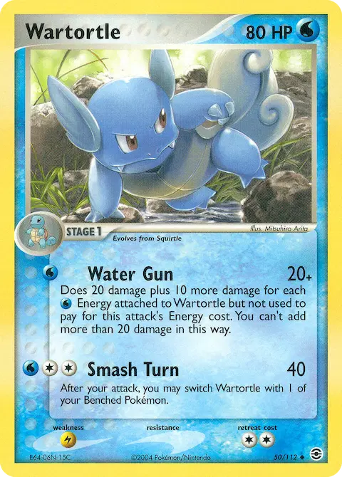 Wartortle, FireRed & LeafGreen 50/112
