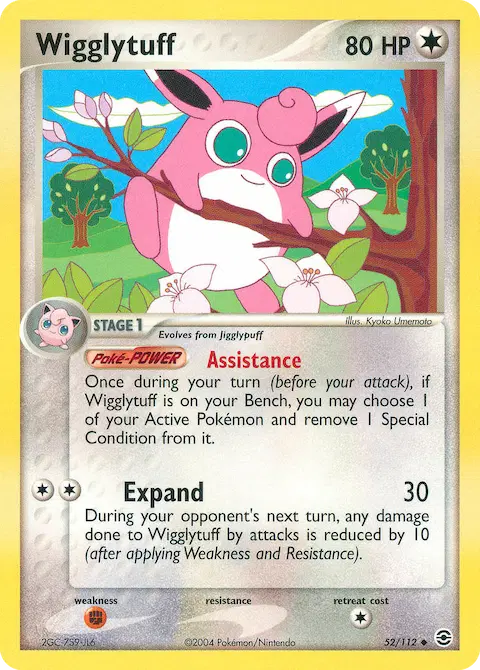 Wigglytuff, FireRed & LeafGreen 52/112