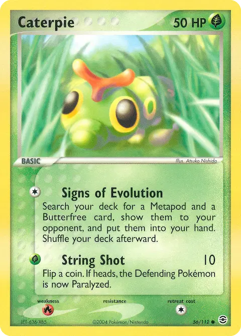 Caterpie, FireRed & LeafGreen 56/112