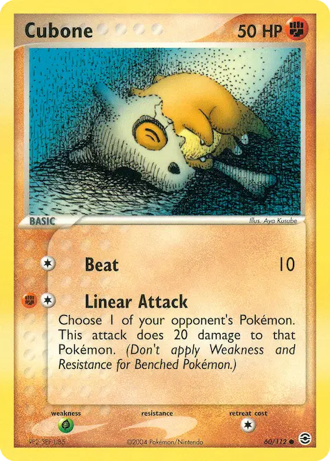 Cubone, FireRed & LeafGreen 60/112
