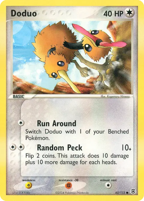 Doduo, FireRed & LeafGreen 62/112