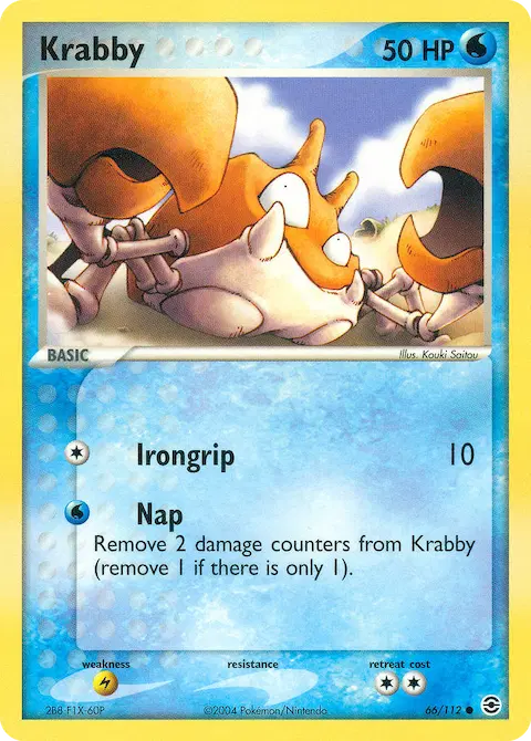 Krabby, FireRed & LeafGreen 66/112