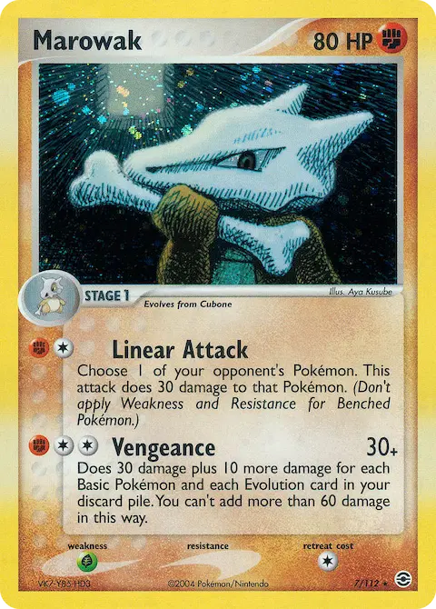 Marowak, FireRed & LeafGreen 7/112