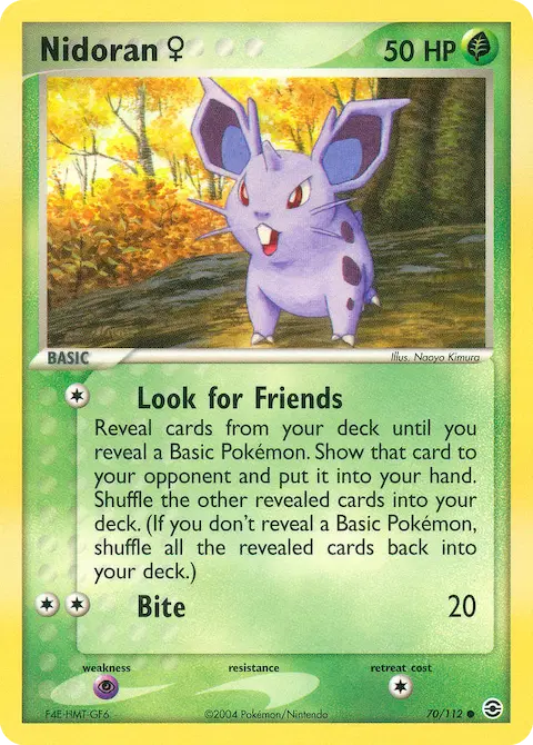 Nidoran♀, FireRed & LeafGreen 70/112
