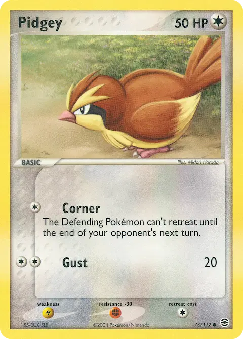 Pidgey, FireRed & LeafGreen 73/112