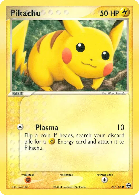 Pikachu, FireRed & LeafGreen 74/112