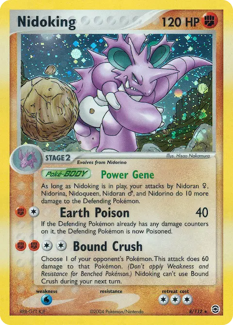 Nidoking, FireRed & LeafGreen 8/112