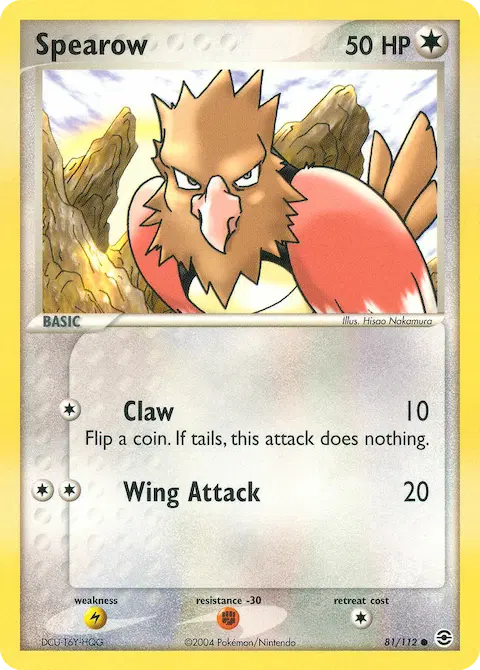 Spearow, FireRed & LeafGreen 81/112