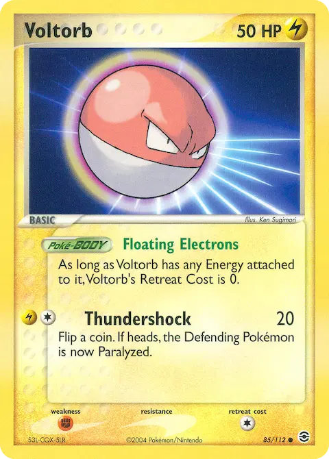 Voltorb, FireRed & LeafGreen 85/112