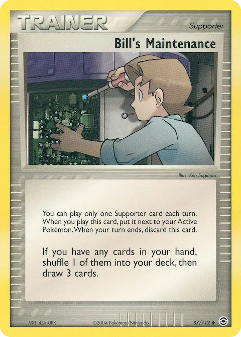 Bill's Maintenance, FireRed & LeafGreen 87/112